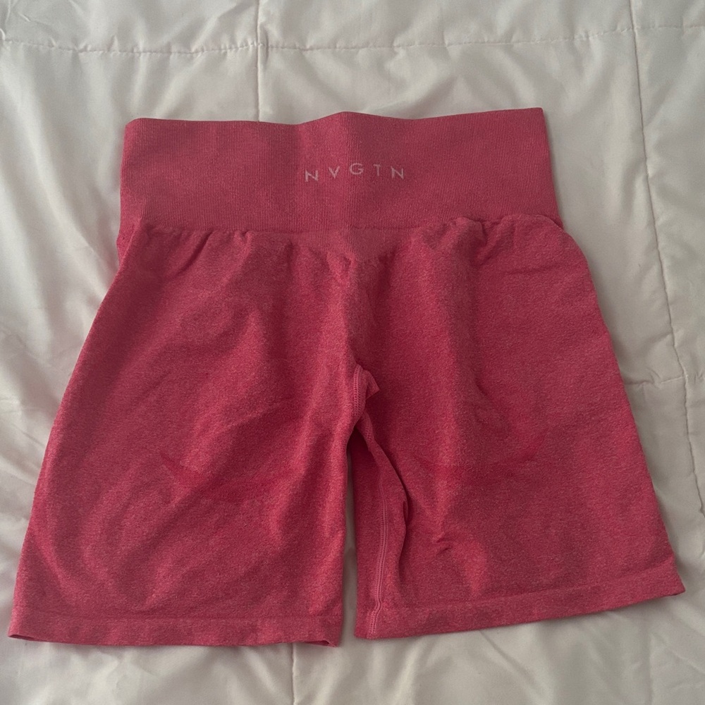 NVGTN Women's Athletic Shorts in Vibrant Pink